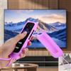 Generic Custodia per telecomando, cover in silicone che si illumina al buio per TV, Streaming Stick e telecomando universale, custodia protettiva (viola)