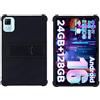 Generisch Custodia protettiva per DOOGEE U12 da 12 pollici, custodia in silicone antiurto sottile e resistente, impermeabile, antigraffio, nero