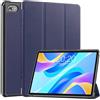 Kepuch Custer Cover per Teclast M40 Plus/P40HD/P30S 10.1,PU-Pelle Case Custodia per Teclast M40 Plus/P40HD/P30S 10.1 - Blu