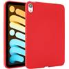 ZORSOME Compatibile con iPad mini 7 (A17 Pro) 2024/Mini 6 8.3, custodia protettiva in silicone antigraffio e sottile, in morbido TPU, colore rosso