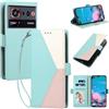 Generico DayQiQiPu Custodia per ZTE Nubia Z80 Ultra (6,85 Pollici) Cover in Pelle PU con Colori Dopamina Custodia a Portafoglio Ribaltabile Antiurto Caso con Cinturino da Polso, Verde