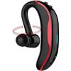 SLuB Auricolare Bluetooth Wireless Bluetooth 5.4 In-Ear Auricolare monoauricolare Microfono incorporato di alta qualità Orientabile a 180° Universale per orecchio destro e sinistro(Rosso)