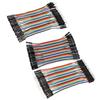 Aihasd 120P 10cm 1P-1P 40Pin Jumper Cables Maschio-Maschio/Maschio-Femmina/Femmina-femminaper Circuito prototipo breadboard