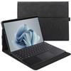 xisiciao Custodia protettiva per Microsoft Surface Pro 9 con guscio morbido in TPU compatibile con cover per tastiera, design ultra sottile e leggero dissipazione del calore (nero)