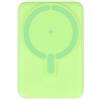 LA CASA DE LAS CARCASAS Power Bank 10000 mAh Powerbank Magnetico 15 W Ricarica Rapida Batteria Magsafe iPhone Magnetica Compatibile iPhone 12 13 14 15 16 17 (giallo fluo)