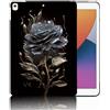 Generico DayQiQiPu Cover per iPad PRO 10,5 2017/ iPad Air 3 2019 10,5 Pollici Custodia Anti-Caduta Ultrasottile in TPU Morbido Che assorbe Gli Urti(Rosa Nera)