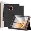 zZjoOoj Cover Per TECLAST T65 Plus Tablet 13.4 Pollici Tablet con 1 Pezzi Pellicola Vetro Temperat, Ultra Sottile,Custodia in Pelle PU Premium con Funzione Leggio Verticale,Nero