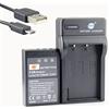 DSTE DE DSTE Batteria agli ioni di litio e caricabatterie micro USB compatibile con Olympus BLS-1 PS-BLS1 BLS-5 BLS5 PS-BLS5 E-400 E-410 E-420 E-450 E-600 E-620 E-P1 E-P2 E-P3 E-PL1 E-PL3 E-PM1