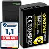 PATONA Set BLX-1 Protect 2600mAh + Caricabatterie PD Dual USB-C LCD | Ricarica rapida da alimentatore 20W, compatibile con Olympus OM-1, OM1 Mark II, OM-3, OM3, con NTC-Sensor e box protettivo