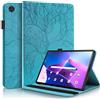 Succtopy Custodia Lenovo Tab M10 3rd Gen 10.1 Pollici 2022,Cover in Pelle PU Flip Portafoglio con Porta Penna,Custodia Protettiva con Slot Card Lenovo Tab M10 3rd Gen 10.1 TB-328FU/TB-328XU,Blu