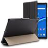 ebestStar - Cover per Lenovo Tab M10 FHD PLUS 10.3, Custodia Protezione Flip Magnetica, Slim Case Sottile Pelle PU, Nero