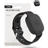 yystao Cover per Tile by Life360 Mate Key Finder, Yystao Cinturino in silicone compatibile con Tile by Life 360 Mate, durevole e con design anti-perdita (nero)