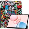 QJONSIU Custodia Compatible con Honor Pad 10, Funzione Stand, Smart Cover con Auto Sleep Wake, Custodia Protettiva in PU e PC Antigraffio-4