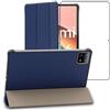 ebestStar - Cover per Xiaomi Pad 6, Pad 6 Pro, Custodia Protezione Flip Magnetica, Slim Case Sottile Pelle PU, Blu scuro + Vetro Temperato