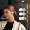 Generic 3 paia di gommini di ricambio per Airpods Pro, in silicone, con foro per la riduzione del rumore, custodia portatile e adatti alla custodia di ricarica (S/M/L)