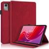 Succtopy Custodia per Lenovo Tab M11 2024 11 Pollici TB330 Cover in Pelle PU con Porta Penna Custodia Protettiva con Funzione di Supporto Case Lenovo Tab M11 Rosa