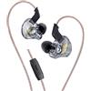 Yinyoo KBEAR MONKIE K01 - Auricolari in-ear con cavo, 1DD, leggeri, con spina da 3,5 mm, bassi immersivi HIFI, compatibili con PC, PS5, Xbox, Switch
