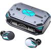 ELLENNE CUFFIE AURICOLARI BLUETOOTH 5.2 ANC FUTURISTICO SIMIL METALLO M41 | CUFFIE AURICOLARI BLUETOOTH 5.2 ANC FUTURISTICO FANTASCIENZA SIMIL METALLO METALLICO M41 SPORT FITNESS LUNGA DURATA