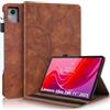 Succtopy Custodia per Lenovo Idea Tab 11 Pollici 2025 TB-336ZU TB-336FU Cover in Pelle PU con Porta Penna Case Protettiva con Funzione di Supporto per Lenovo Idea Tab 2025 11 Pollici Marrone