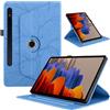 TEDTIKJT Custodia per Samsung Galaxy Tab S10 Ultra/Tab S9 Ultra 14.6 SM-X920 X926B X910 Pelle PU Flip 360°Multi Angolo Ruotabile Supporto Protezione per Galaxy Tab S10 Ultra Cover, Blu Albero