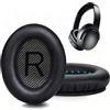 Naapesi Cuscinetti Auricolari Ricambio per Bose QuietComfort 35 Quiet Comfort 35 II | Padiglioni Ricambi Cuffie con Pelle Morbida, Rumore Schiuma Isolante e Maggiore Spessore