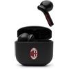 TECHMADE AC Milan Cuffie Bluetooth In Ear Senza Filo - Auricolari Wireless con Box di Ricarica - Design Sportivo Rosso/Nero - Compatibili con Smartphone, PC e Tablet (OPACO)