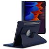 ebestStar - Cover per Samsung Galaxy Tab S7+ SM-T970, Custodia Protezione Rotazione 360, Pelle PU, Blu scuro
