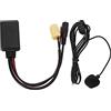 Akozon Cavo Audio AUX, Cavo Audio AUX Bluetooth 5.0 per Microfono Adattatore Vivavoce per 159 2005+ per 500 2007+