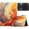 Generico DayQiQiPu Cover per Apple iPad 10a Generazione 2022 (10,9 Pollici) in pelle PU Custodia con Supporto a Portafoglio Caso Serie Fantasia Cromatica Ribaltabile Guscio e Auto Wake/Sleep, 04