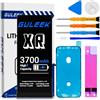 GULEEK Batteria per iPhone XR 3700mAh Alta Capacità Kit Riparazione Strumenti | Lunga autonomia, prestazioni stabili, protezione da sovraccarico, installazione facile, sostituzione fai da te, uso sicuro