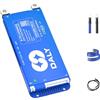 DALY BMS 48V 80A - 1A Sistema di gestione della batteria a bilanciamento attivo, Bluetooth integrato per 15S LifePO4 pacco batteria - Ideale per golf cart, veicoli a bassa velocità e altro ancora