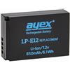 Ayex LP-E12 Li-ion batteria per fotocamera Canon EOS M, Canon EOS 100d