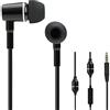 Ailgely FC12 Cuffie Stereo per Musica Tubo 'aria 3,5 Mm Anti Radiazioni Auricolare Cuffie Intrauricolari Senza Radiazioni Riduzione del Rumore Controllo della con Microfono per
