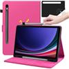 KATUMO Cover per Samsung Galaxy Tab S9 FE/S9 10,9 Pollici 2023 SM-X710/X716/X718/X510/X516 con Supporto per penna S, Ultra Sottile PU Smart Folio Protettiva Custodia, Samsung S9 11 Pollici 2023