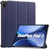 ProCase Custodia Protettiva Tripla per OnePlus Pad 3 13,2 2025 - Sottile e Leggera, Smart Cover Compatibile con OnePlus Stylo 2, Blu