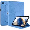 Succtopy Cover Compatibile con Samsung Galaxy Tab A8 10.5 2021 SM-X200/X205/X207 360 Gradi di Rotazione Girevole Case Protettiva con Porta Penna Custodia Galaxy Tab A8 10.5 2021 - Blu