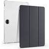 ZORSOME Custodia protettiva per Huawei Honor Magic Pad 2 da 12,3, con supporto posteriore trasparente [portapenna], custodia antiurto con funzione di accensione/spegnimento automatico, nero