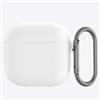 Generic Custodia protettiva per cuffie AirPods 4/custodia in silicone per cuffie Bluetooth, bianco