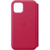 Apple Custodia folio in pelle (per iPhone 11 Pro) - Raspberry