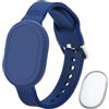 RenSheng GPS Braccialetto Compatibili con Xiaomi Smart Tag Cinturini, Silicone Morbido, Impermeabile e Traspirante, Custodie Protettive con Localizzatore per Bambini e Anziani (L'host Non Include)