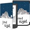 QJONSIU Cover Compatible con Pocketbook Verse Lite/Verse Pro, Funzione Stand, Smart Cover con Auto Sleep Wake, PU e PC Antigraffio Protettiva-2