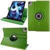 COOVY® 2.0 Custodia per Apple iPad Air 4 10.9 (Model 2020) SMART 360° GRADI DI ROTAZIONE COVER SUPPORTO PROTEZIONE CASE Auto Sveglia/Sonno | verde