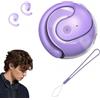 OiyeaFi TWS Gaming On Ear Earbuds - Cuffie senza fili a forma di sfera, a bassa latenza, con custodia di ricarica, auricolari stereo 3D aperti BT 5.3, adatti per
