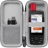 Blueshaweu Compatibile con custodia Garmin GPSMAP H1i Plus, Blueshaweu resistente custodia protettiva in EVA compatibile per Garmin GPSMAP H1i Plus, H1, 67, 67i, 66i, 79sc, 65, 86sci, 65s (nero)