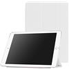 PCATEC Custodia per iPad Pro9.7, ultra leggera e sottile in pelle PU, custodia trasparente per iPad Pro9.7/A1673, A1674, A1675 (per iPad Pro9.7, bianco)