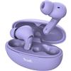 Trust Yavi Auricolari Bluetooth In Ear con Microfono Dual ENC Cancellazione Rumore, 23 Ore di Batteria, 35% Plastica Riciclata, Cuffie Wireless Bluetooth Buds senza Fili Android iPhone - Porpora