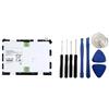 Audiosystem BATTERIA 6000MaH PER SAMSUNG GALAXY TAB A 9.7 T550 T555 4G EB-BT550ABE, INCLUSO KIT MONTAGGIO BATTERIA.
