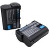 Dot.Foto 2 x Dot.Foto EN-EL15, EN-EL15b, EN-EL15c Premium 7.0v / 1900mAh Batteria Ricaricabile per Nikon D610, D750, D810, D800, D850, D880, D7100, D7200, D7000, D7500, Z6 II/III, Z7, Z8, Zf