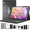 FEONAL Tablet 2026 da 11 pollici, Android 15, tablet con tastiera, 5 G, tablet WiFi con 16 GB + 128 GB (1TBTF), tablet 4G LTE con 2 SIM 1 SD Slot-Octa-core, 1080FHD, 13 + 8 MP, 7000 mAh, Type-C/GPS/OTG