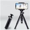 Generic Portatile Estensibile Mini Desktop Smartphone Treppiede Supporto Del Telefono Cellulare Selfie Stick Treppiede Supporto Del Telefono per